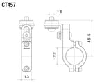 Rizoma Fluid Reservoir Bracket Black