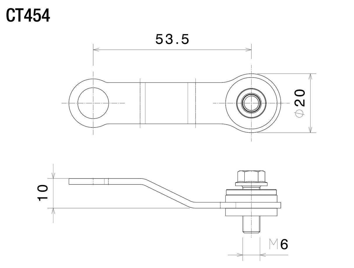 Rizoma Fluid Reservoir Bracket Black