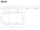 Rizoma Front Fender Black for Harley-Davidson FXDR 114 19-20