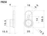 Rizoma Indicator Mounting Adapters Black for Suzuki GSX-S 750/GSX-S 1000F/GSX-S 1000