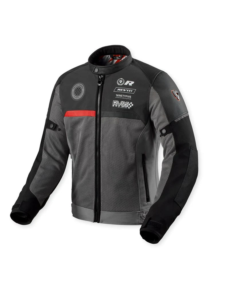 REV'IT! Swiftblade Black/Red Textile Jacket
