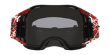 Oakley Airbrake MX Goggles w/Red Eddie Strap & Dark Grey Lenses