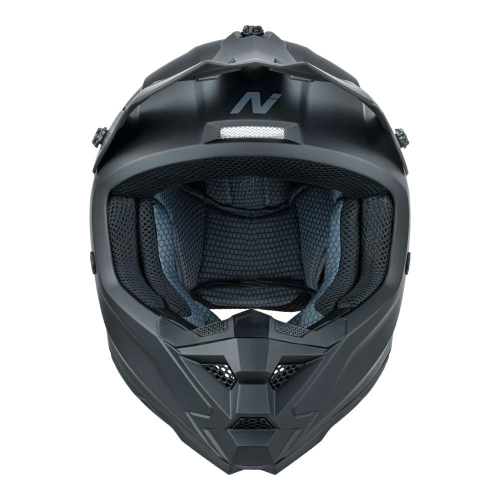 Nitro MX710 Satin Black Youth Helmet