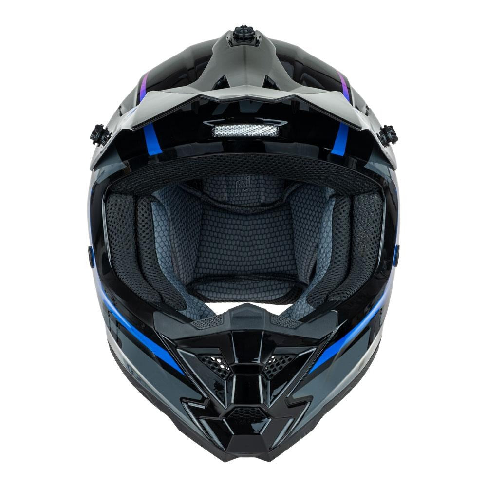 Nitro MX710 Onyx Gloss Purple/Pink Youth Helmet