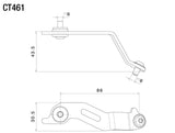 Rizoma R-CT461B Mounting Kit for Fluid Reservoirs