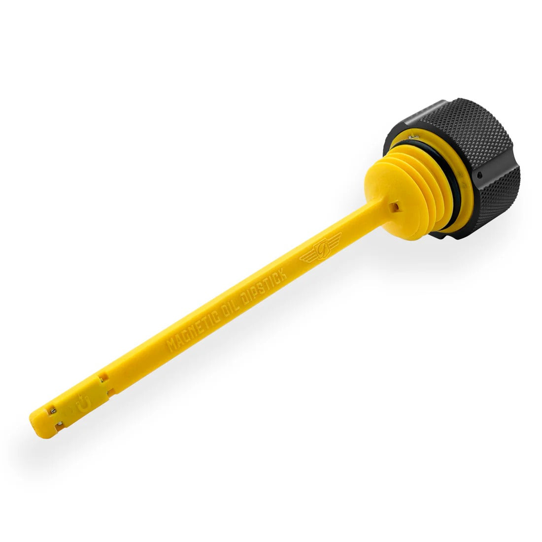 Figurati Designs FIG-FDP01-VM8-KN-BLK Magnetic Vented Dipstick Knurled Black for Harley-Davidson Touring 17-Up