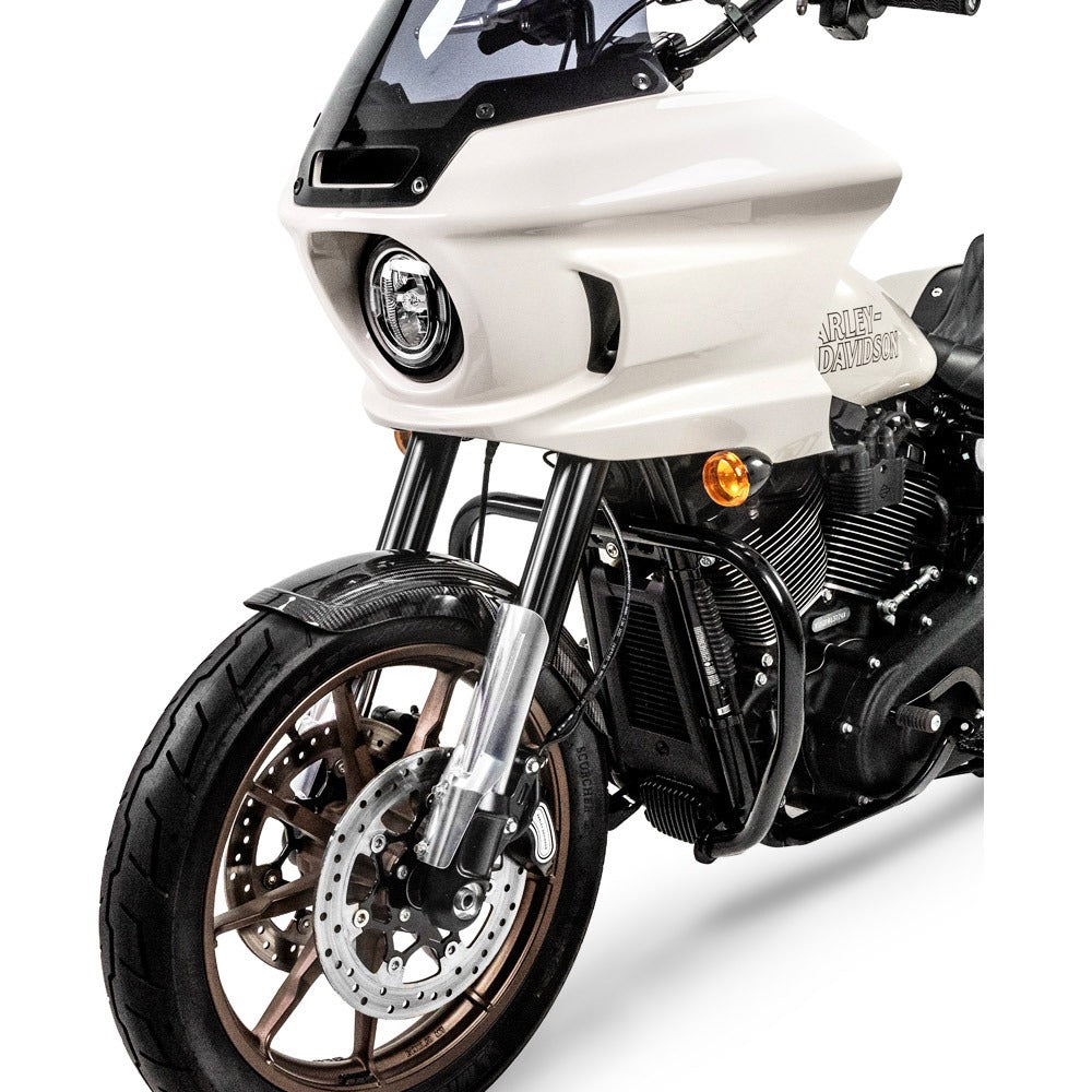 Saddlemen SAD-M-8-0001 Front Fender Adapters Raw Billet for Harley-Davidson Softail Low Rider S 20-24/Low Rider ST 22-24 Models w/Saddlemen Carbon Fibre Front Fender