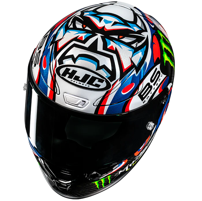 HJC RPHA 1 V2 Carbon Quartararo Le Mans 3 MC-21 Helmet