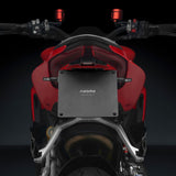 Rizoma Fox License Plate Support Kit Black for Ducati Panigale V4/Panigale V2/Streetfighter V2