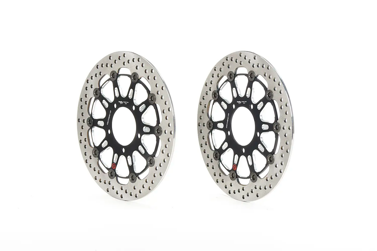 Brembo Groove Front Brake Disc for Kawasaki GTR 1400 07-Up/Ninja ZX-6R 94-12 & 19-Up/Ninja ZX-6R 636 13-Up/Ninja ZX-10R 03-Up/Z 800 13-Up/Z 1000 ABS 14-Up/Z 1000 R 1983/Z 1000 R Edition 18-Up/ZZ-R 1400 06-Up