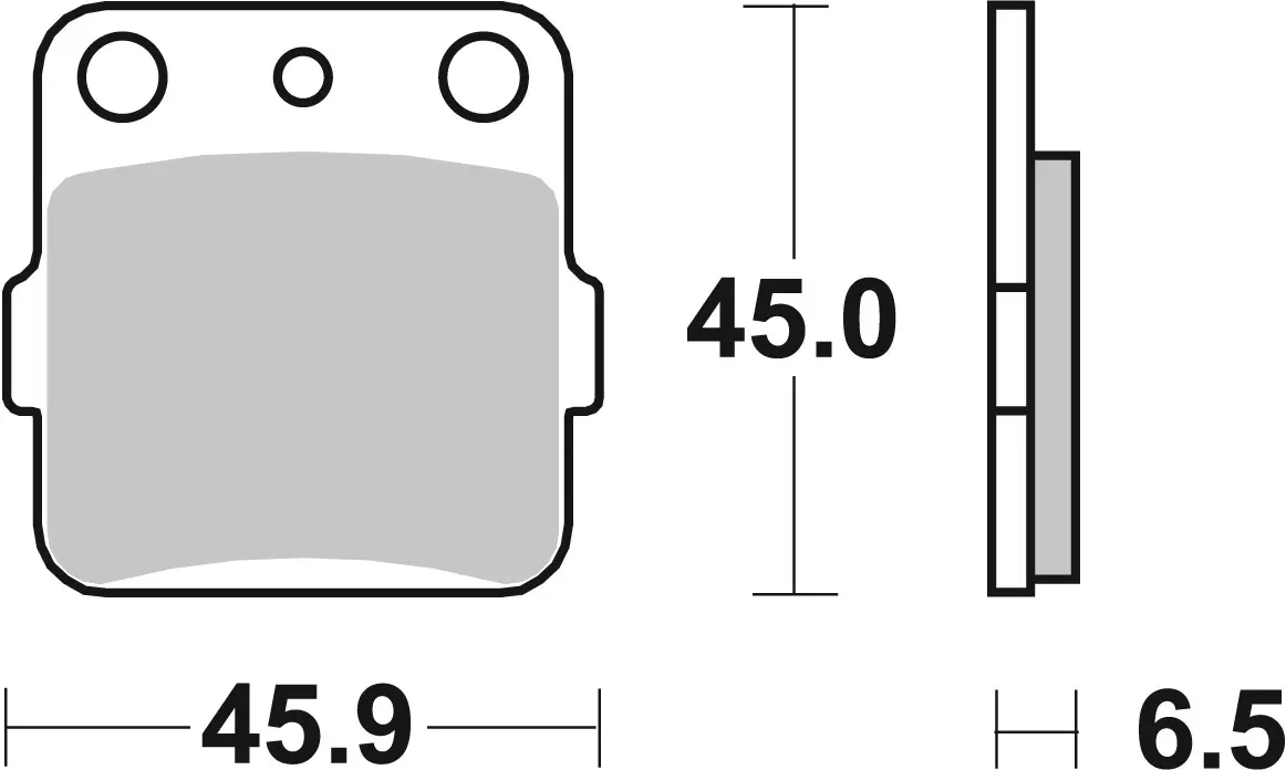 Brembo B-07HO22SD Off Road (SD) Sintered Front/Rear Brake Pad (07HO22.SD)