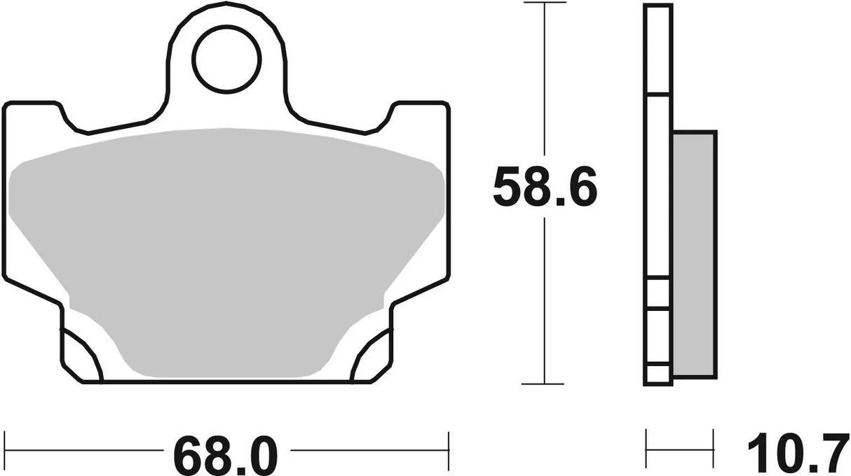 Brembo B-07YA1011 Road (11) Carbon Ceramic Front Brake Pad (07YA10.11)
