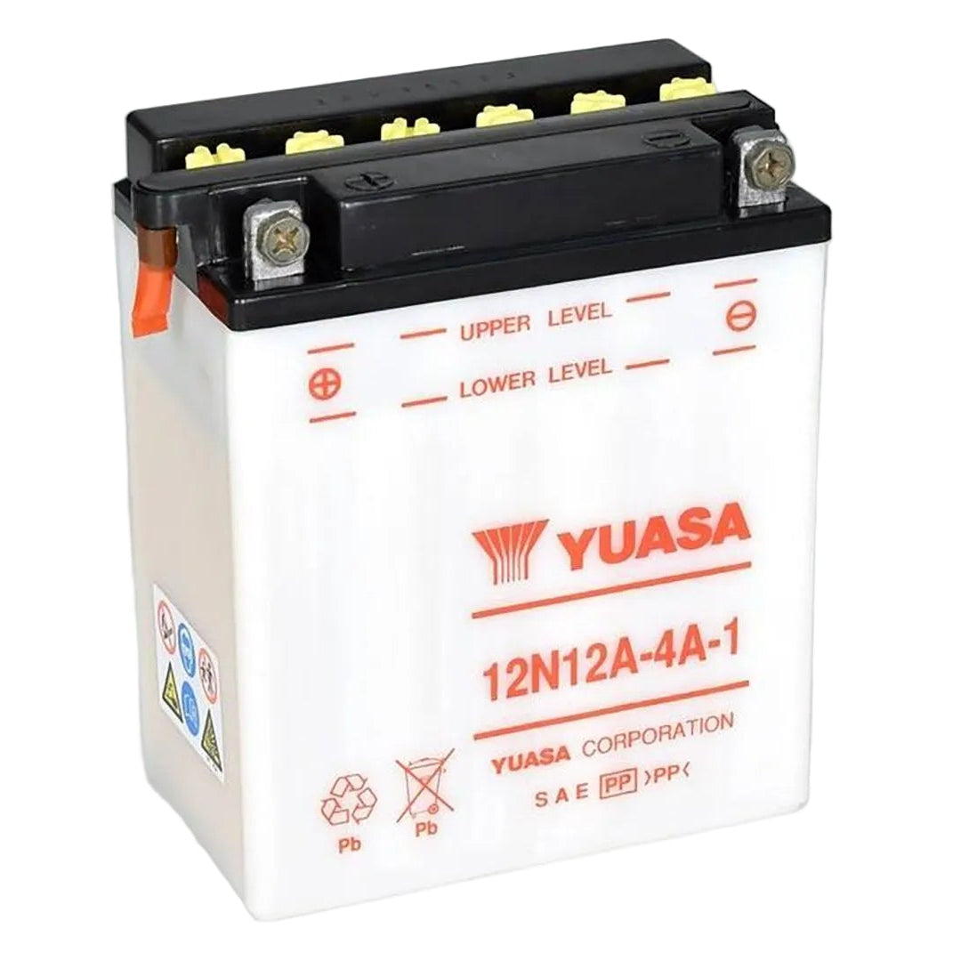 Yuasa 12N12A-4A-1 Conventional Series 12V 12Ah/120CCA Battery