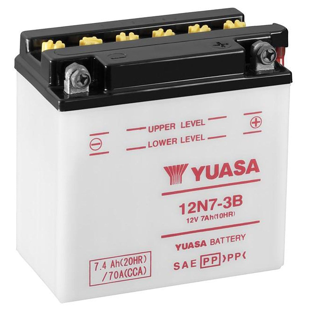 Yuasa 12N7-3B Conventional Series 12V 7Ah/70CCA Battery