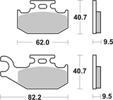 Brembo B-07GR50SD Off Road (SD) Sintered Front Brake Pad (07GR50.SD)