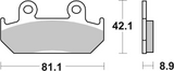 Brembo B-07HO2107 Road (07) Carbon Ceramic Front Brake Pad (07HO21.07)