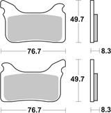Brembo B-07GR75SX Off Road (SX) Sintered Front Brake Pad (07GR75.SX)