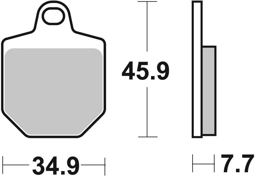 Brembo B-07GR76RC Racing (RC) Carbon Ceramic Front Brake Pad (07GR76.RC)