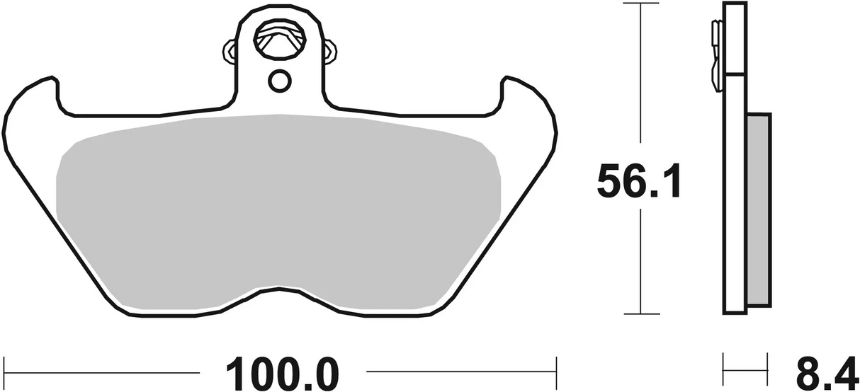 Brembo B-07BB24SA Road (SA) Sintered Front Brake Pad (07BB24.SA)