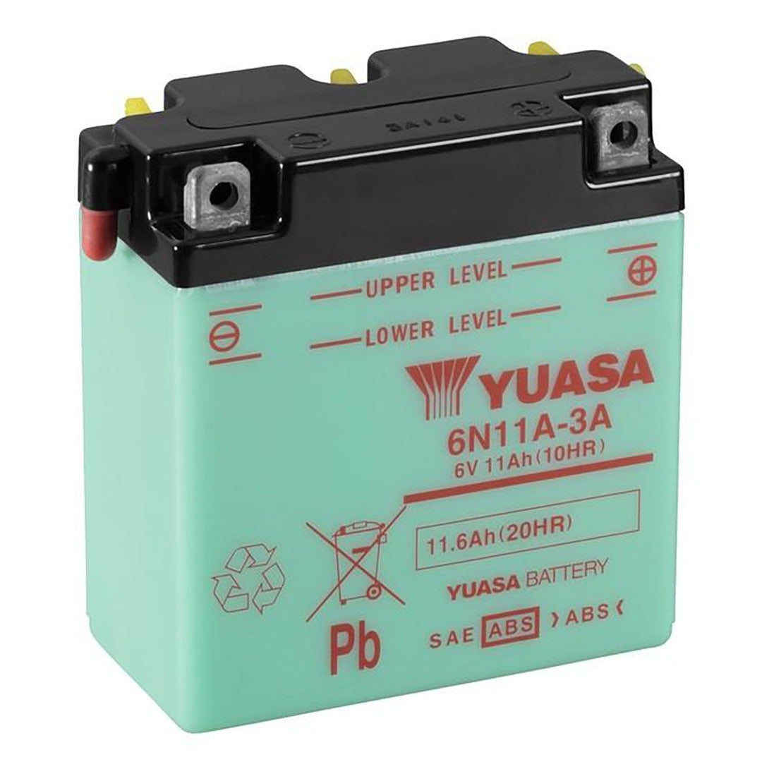 Yuasa 6N11A-3A Conventional Series 6V 11Ah Battery