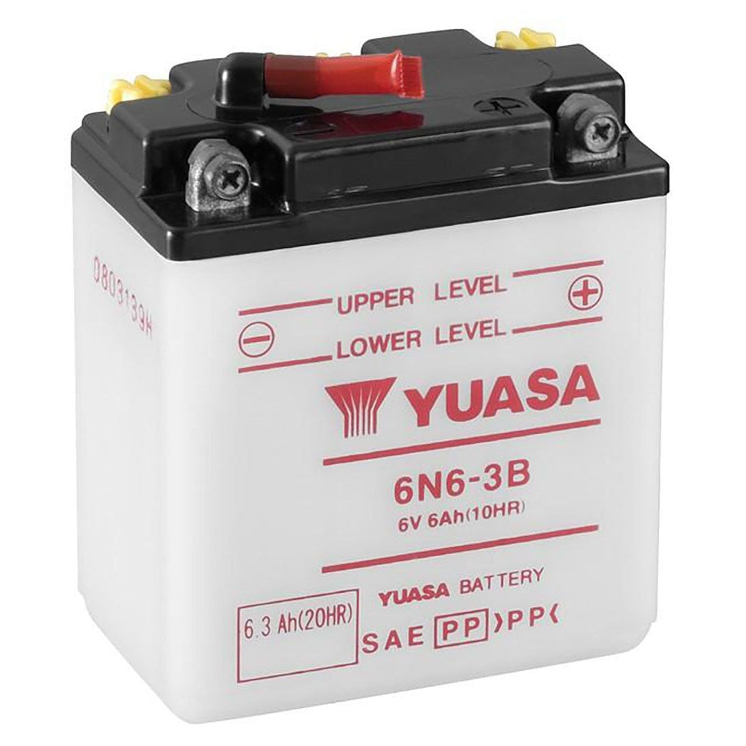 Yuasa 6N6-3B Conventional Series 6V 6Ah Battery
