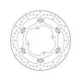 Brembo Serie Oro Floating Front Brake Disc for Kawasaki KX 250 82-09 & 18-Up/KX 450 18-Up/KX 450 F 06-Up