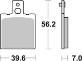 Brembo B-07BB0106 Road (06) Carbon Ceramic Front Brake Pad (07BB01.06)