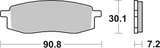 Brembo B-07YA13TT Off Road (TT) Carbon Ceramic Front Brake Pad (07YA13.TT)