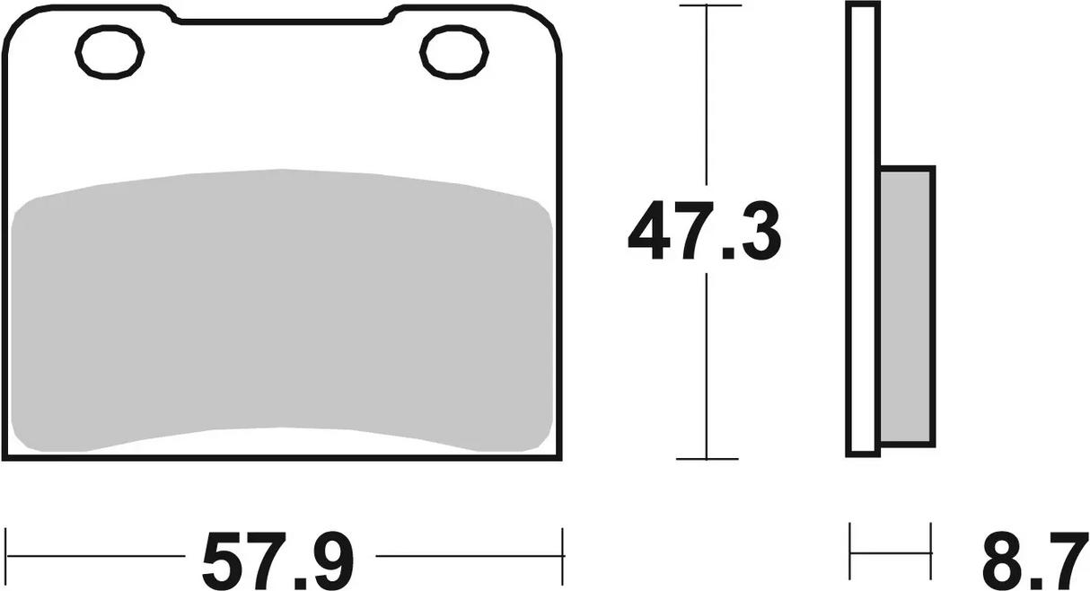 Brembo B-07SU0707 Road (07) Carbon Ceramic Rear Brake Pad (07SU07.07)