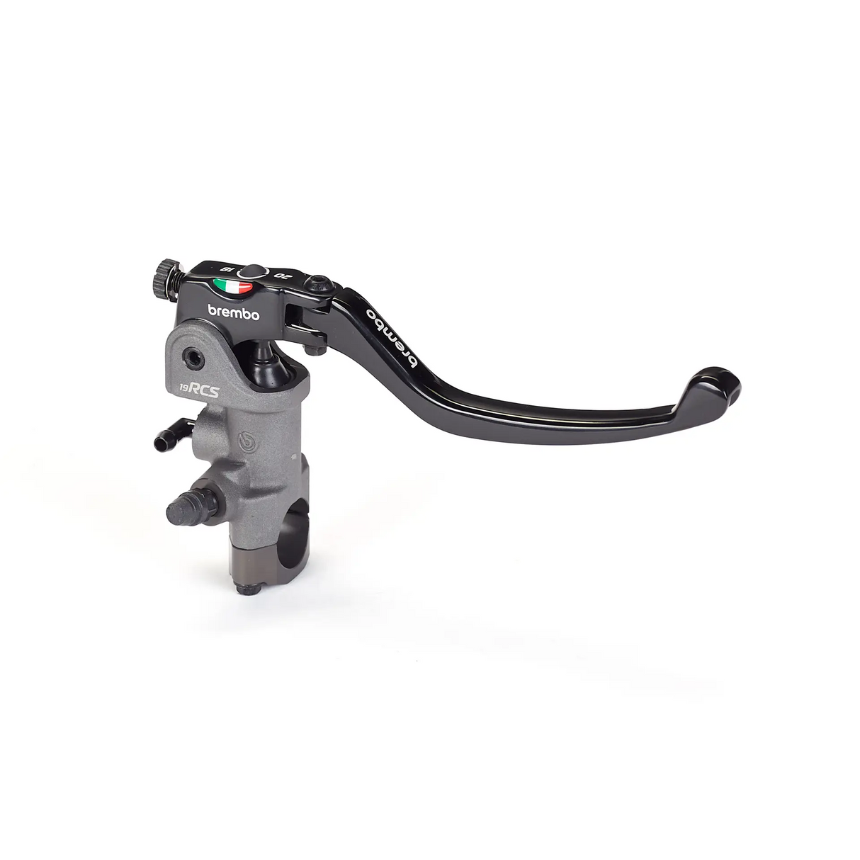 Brembo B-110A89710 19RCS Radial Brake Master Cylinder w/Fold-Up Lever for 1" Handlebars