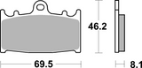 Brembo B-07KA13RC Racing (RC) Carbon Ceramic Front Brake Pad (07KA13.RC)