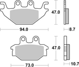 Brembo B-07GR5209 Road (09) Carbon Ceramic Front Brake Pad (07GR52.09)