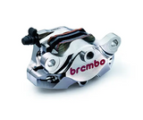 Brembo P4 34 84mm Rear Caliper Kit Nickel for Aprilia/Ducati Models