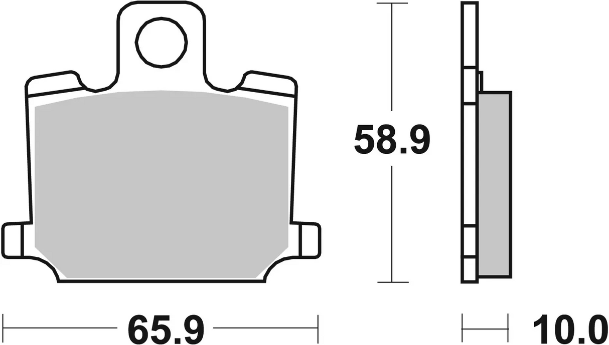 Brembo B-07YA0609 Road (09) Carbon Ceramic Front Brake Pad (07YA06.09)