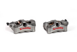 Brembo B-220D02010 Stylema Radial Monoblock Front Brake Caliper Set Titanium Grey