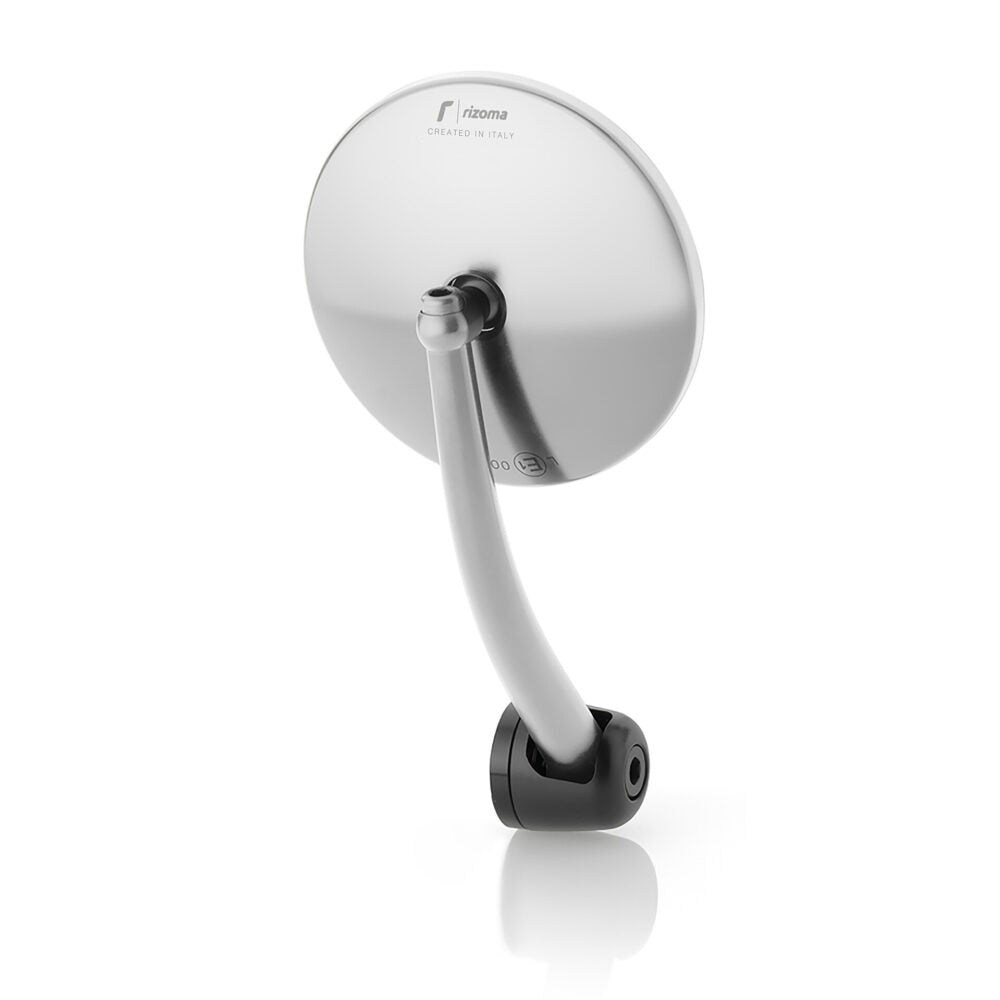 Rizoma Spirit RS Bar End Mirror Silver (Each)