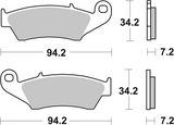Brembo B-07KA17SD Off Road (SD) Sintered Front Brake Pad (07KA17.SD)