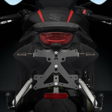 Rizoma Fox License Plate Support Kit Black for Honda CB650R 19-21