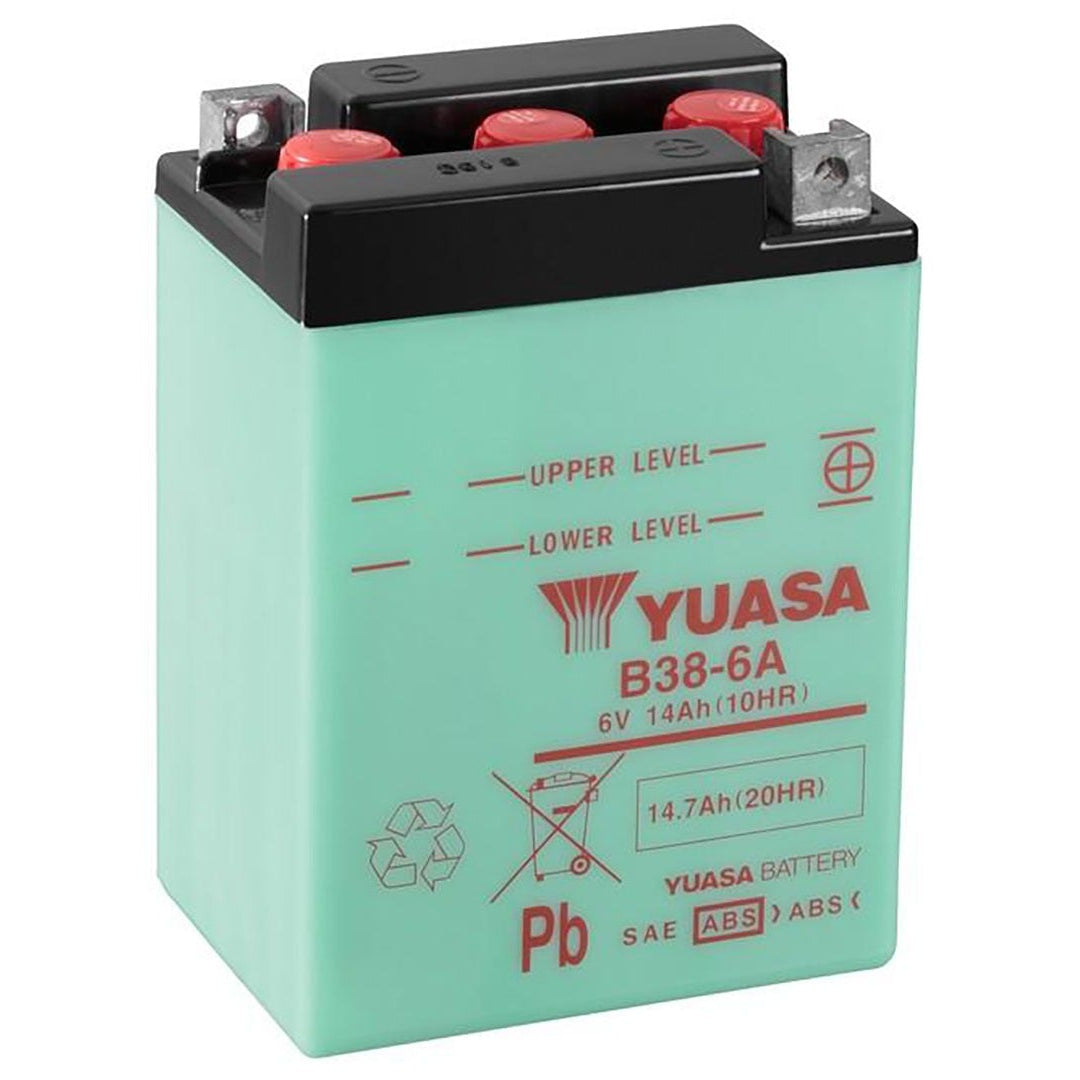 Yuasa B38-6A Conventional Series 6V 13Ah Battery