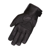 Merlin Valor D3O Black Leather Gloves
