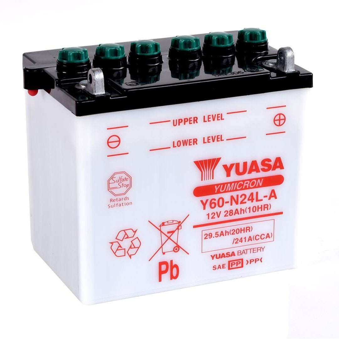 Yuasa Y60-N24-A Yumicron Series 12V 28Ah/241CCA Battery