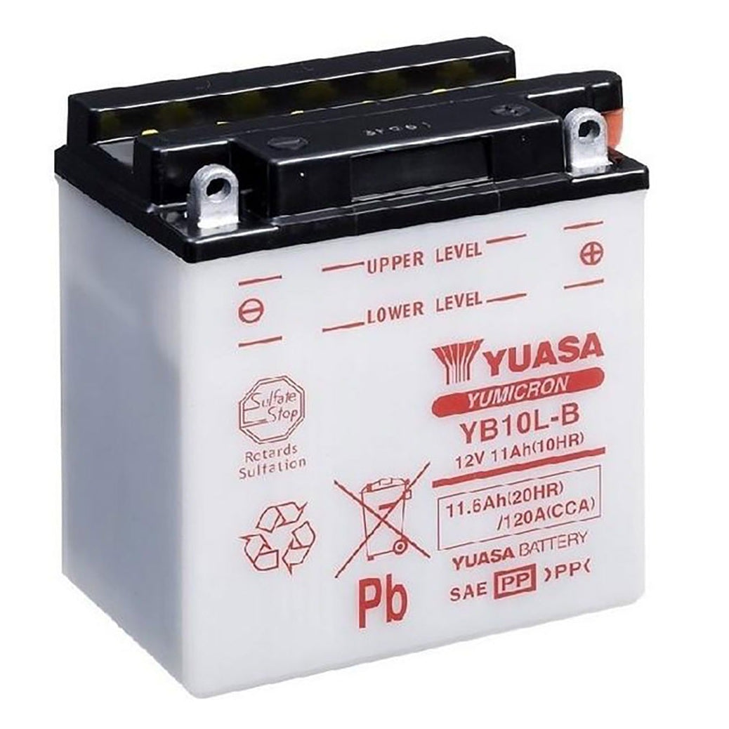 Yuasa YB10L-B Yumicron Series 12V 11Ah/120CCA Battery