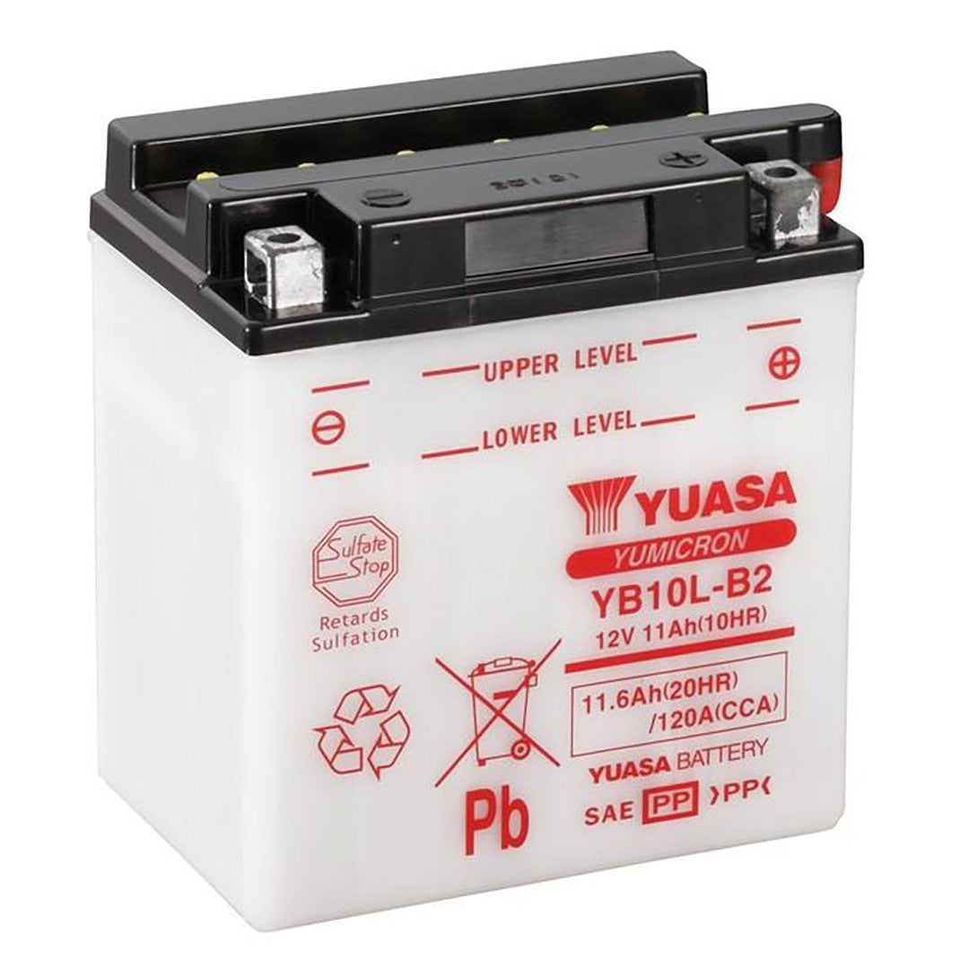 Yuasa YB10L-B2 Yumicron Series 12V 11Ah/120CCA Battery