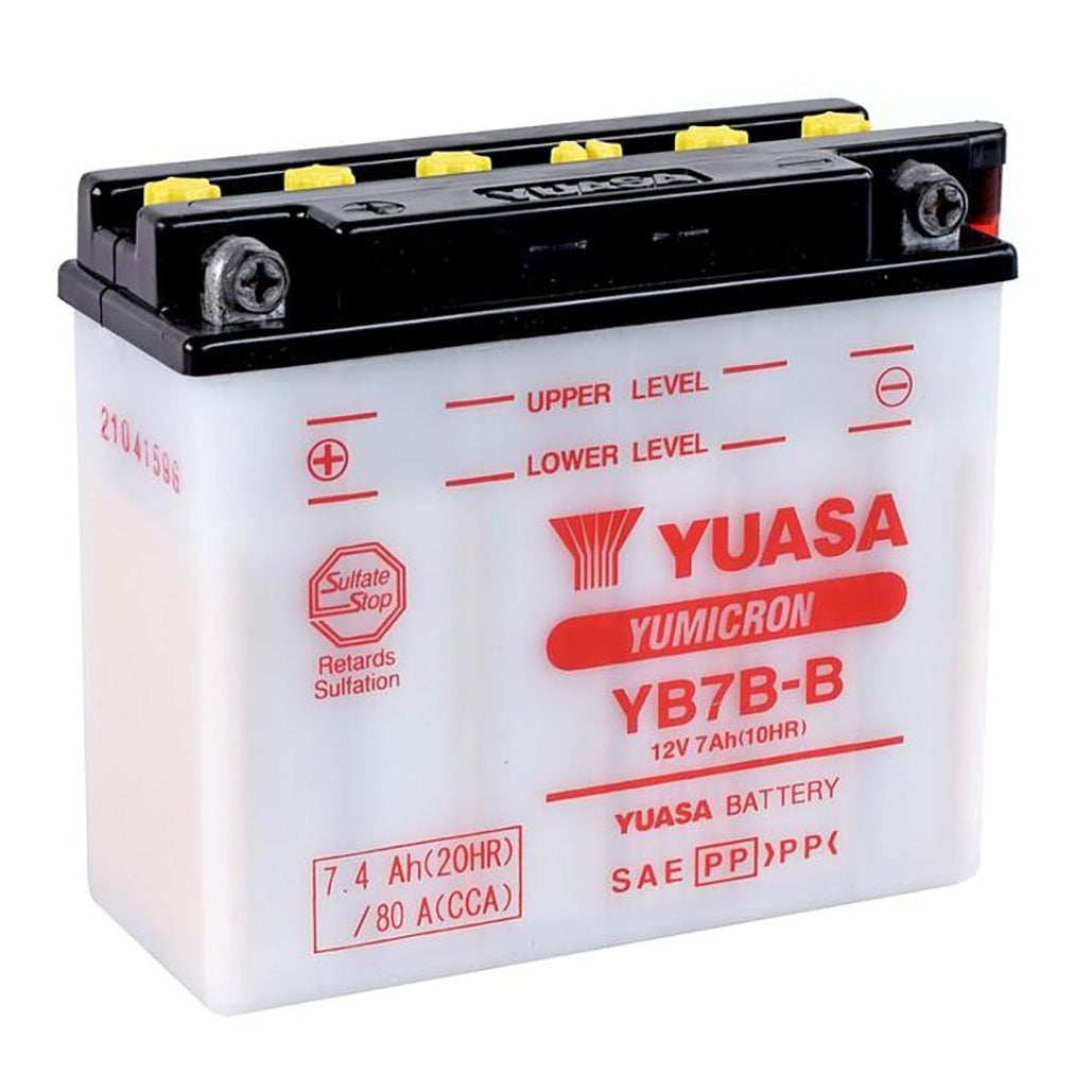 Yuasa YB7B-B Yumicron Series 12V 7Ah/115CCA Battery