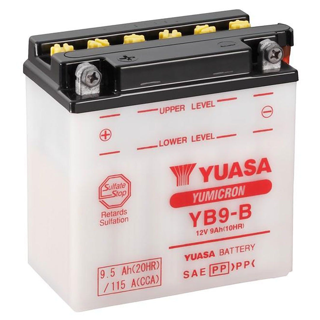 Yuasa YB9-B Yumicron Series 12V 9Ah/130CCA Battery