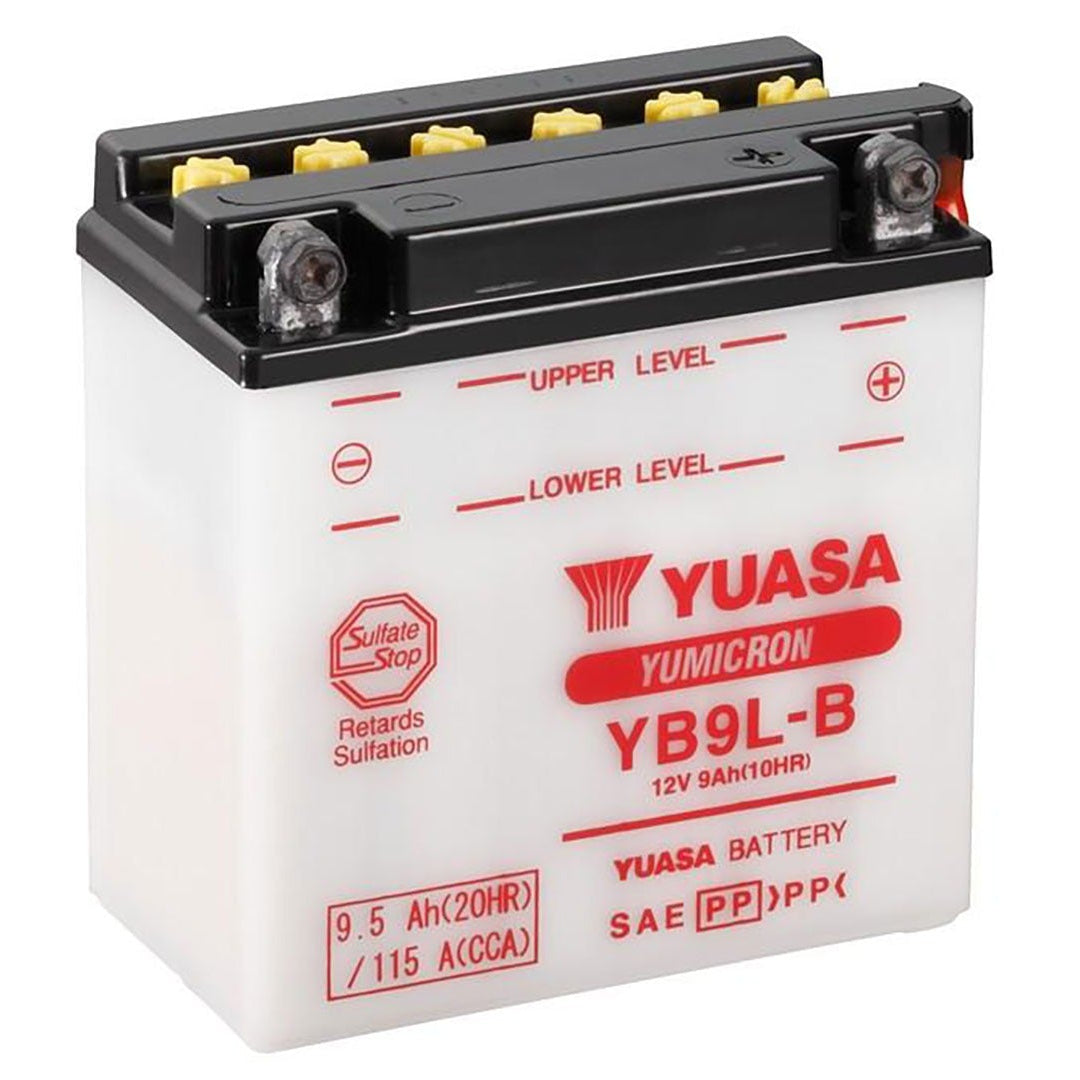 Yuasa YB9L-B Yumicron Series 12V 9Ah/130CCA Battery