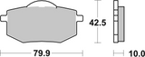 Brembo B-07YA1909 Road (09) Carbon Ceramic Front Brake Pad (07YA19.09)