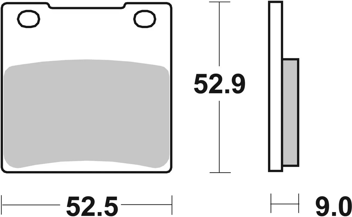 Brembo B-07KS05SP Road (SP) Sintered Rear Brake Pad (07KS05.SP)