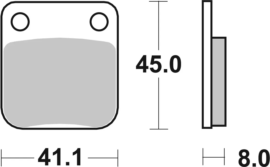 Brembo B-07HO09SD Off Road (SD) Sintered Front/Rear Brake Pad (07HO09.SD)