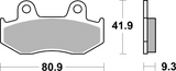 Brembo B-07038 Scooter (XS) Sintered Rear Brake Pad (07038.XS)